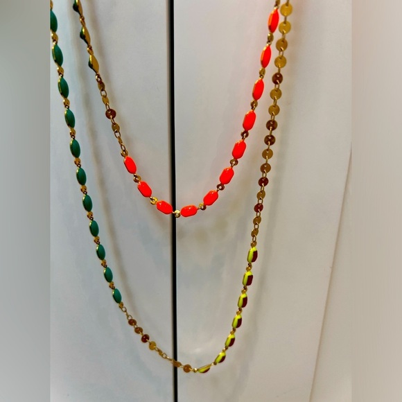 Stella & Dot Long necklace - can be worn as a double necklace - Picture 1 of 5